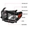 Spec-D Tuning 14-16 Toyota Tundra Headlights Set - Black With LED 2LH-TUN14JM-V2-RS - alternate 9